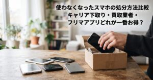使わなくなったスマホの処分方法比較のアイキャッチ