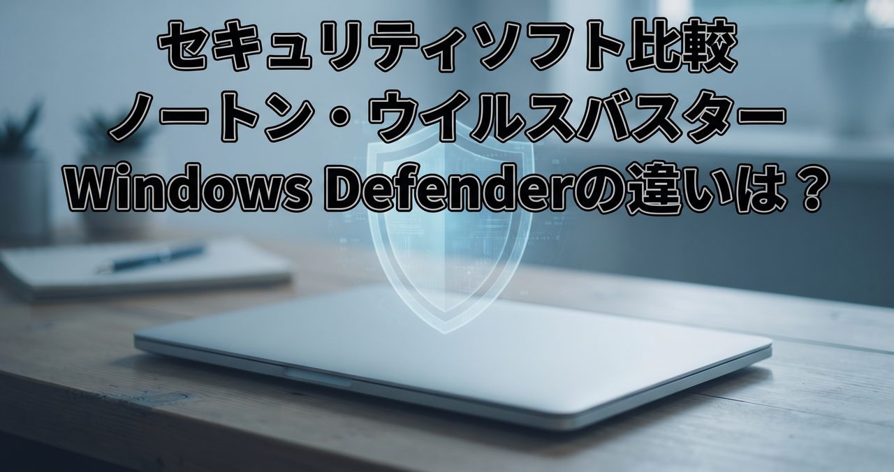 セキュリティソフト比較｜ノートン・ウイルスバスター・Windows Defenderは何が違う？のイメージ画像
