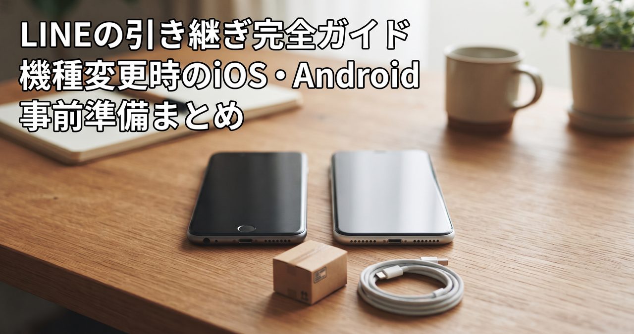 LINEの引き継ぎ(機種変更時)完全ガイド｜iOS・Android・事前準備まとめのイメージ画像